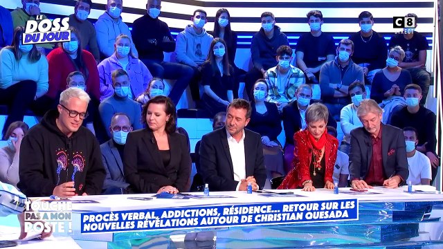 Christian Quesada serait toujours bien suivi par la justice depuis son nouveau domicile dans le Sud de la France d'après les informations de Gilles Verdez - Touche pas à mon poste