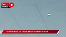 UFO görüntüleri sosyal medyada gündem oldu