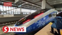 Self-driving bullet train for the Beijing Winter Olympic Games makes debut