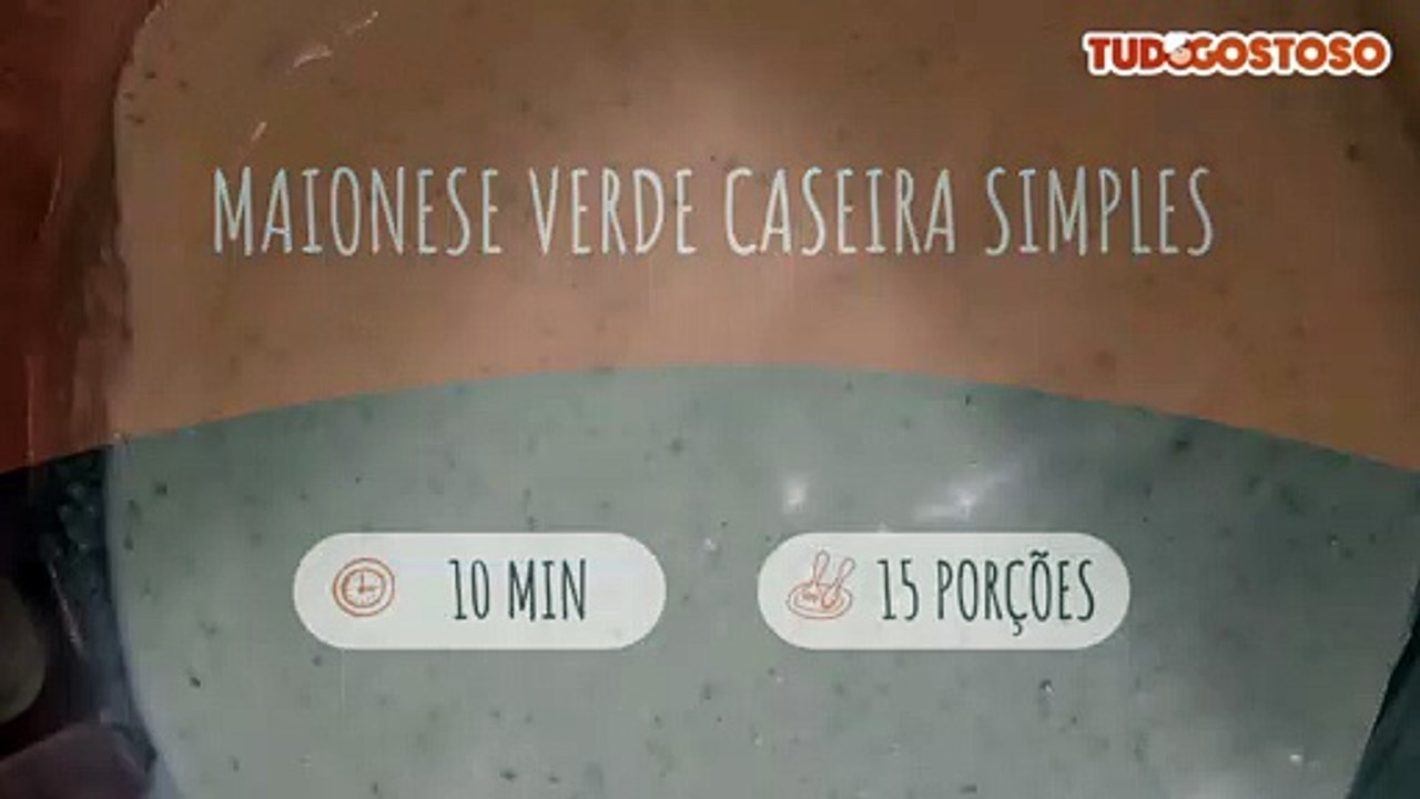 Maionese verde caseira simples