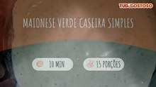 Maionese verde caseira simples
