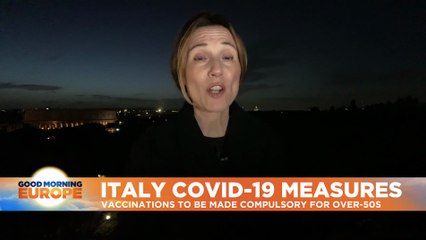 COVID in Europe: Italy introduces mandatory vaccination for the over 50s