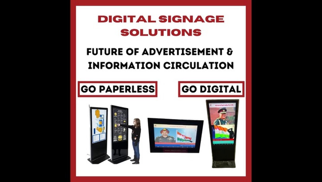 Best Digital Signage Display in India | Atech India | 2022