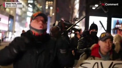 Capitol riot anniversary: activists hold a vigil for democracy