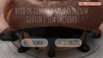 Bolo de cenoura saudável (sem glúten e sem lactose)