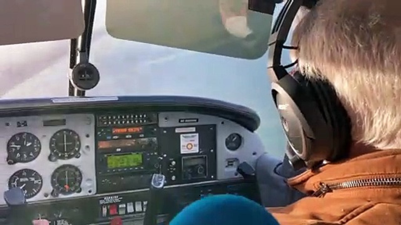 Vol en Piper à l'aéroclub de Dieppe Saint Aubin