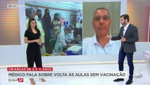 Em entrevista ao Bora SP, o pediatra e infectologista Marcelo Otsuka, falou sobre a polêmica entorno da volta às aulas sem a vacinação iniciada em crianças de 5 a 11 anos.