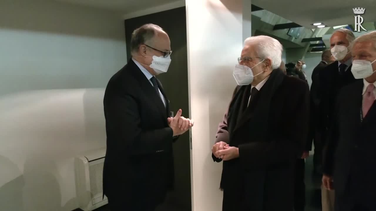 Mattarella a finale Coppa Italia pallavolo femminile, per lui un lungo applauso