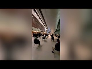 توافد جمهور الأهلي لإجراء مسحة كورونا واستلام تذاكر مباراة الدحيل