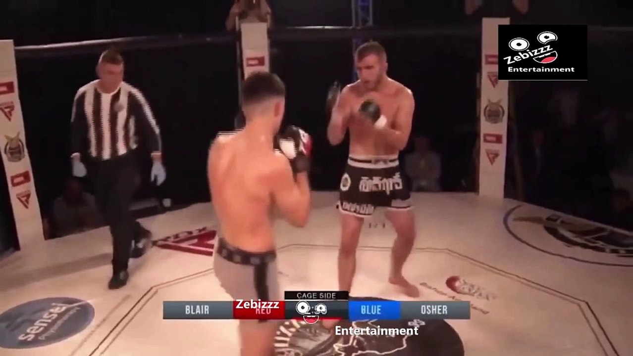 michael blair pushed this ring girl