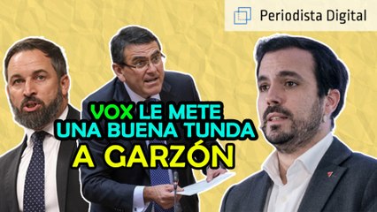 FASTUOSO: VOX le mete una buena tunda al comunista ALBERTO GARZÓN