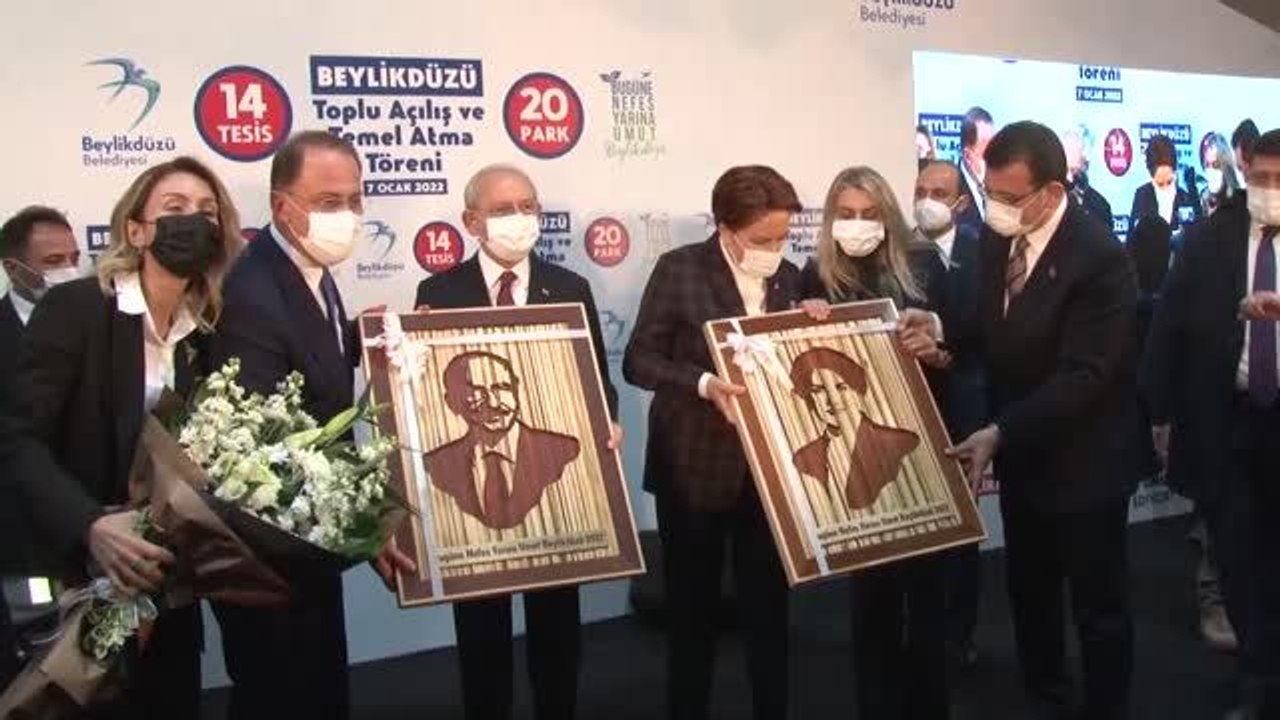 Kılıçdaroğlu, "Beylikdüzü Belediyesi 2. Toplu Açılış Töreni"ne katıldı