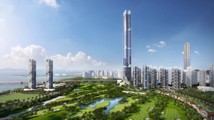 [인천] 송도에 103층 높이 초고층 테마파크 건물 재추진 / YTN