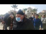 انهيار رشوان توفيق في جنازة عزت العلايلي :  لسه مكلمني أول امبارح
