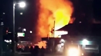 Se incendia mercado municipal de Raxruhá