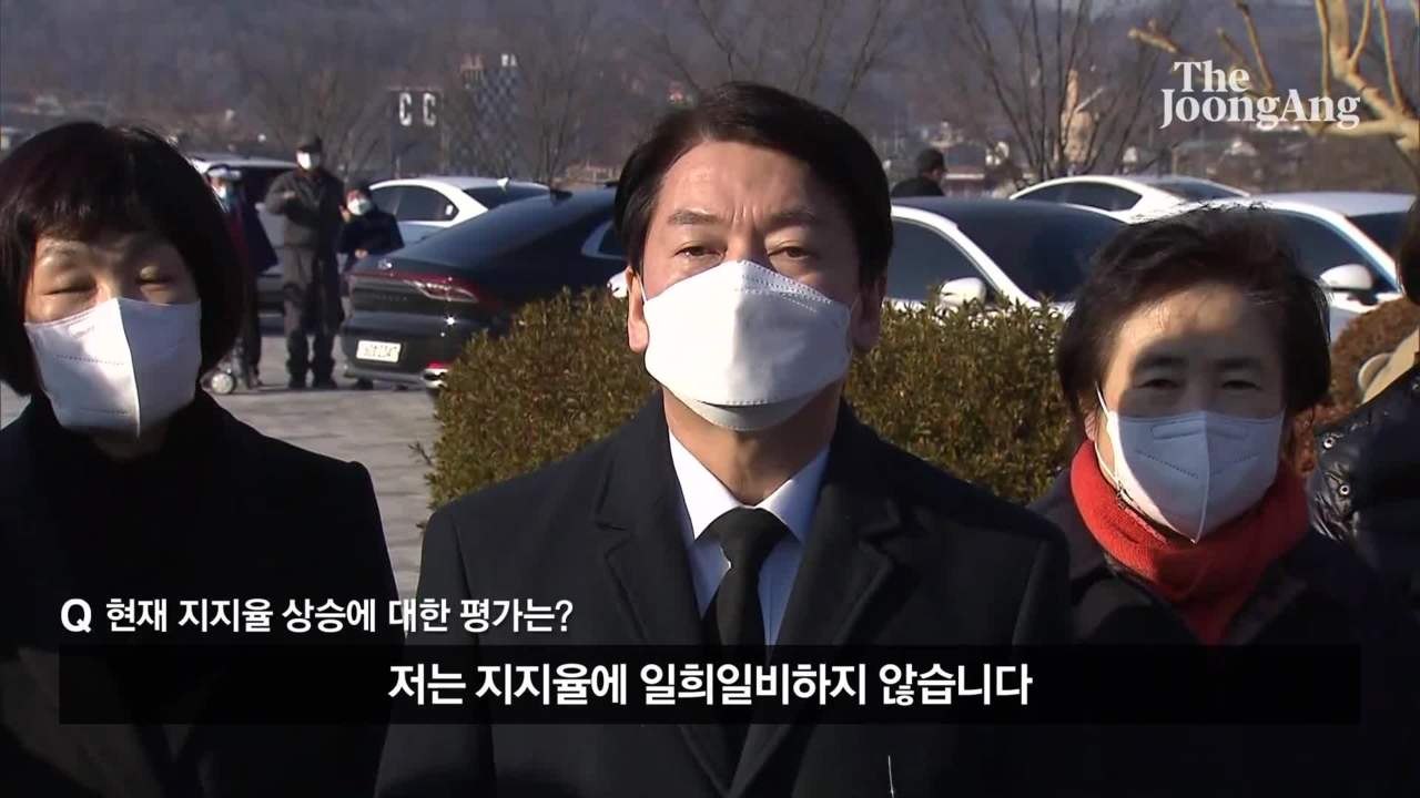 지지율 15% 찍은 날…안철수, 윤석열 텃밭에 떴다
