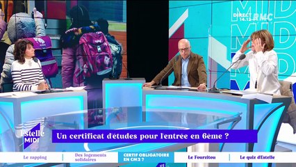 Un certificat d'études à l'entrée en 6ème ? - 07/01