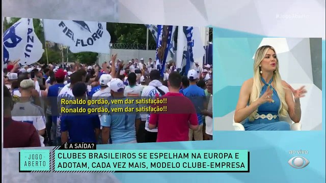TORCIDA FICOU PISTOLA! Torcida do Cruzeiro fez protesto contra o Ronaldo Fenômeno, dono do clube, após a saída do ídolo Fábio. Foi justo? #JogoAberto