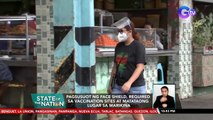 Pagsusuot ng face shield, required sa vaccination sites at matataong lugar sa Marikina | SONA