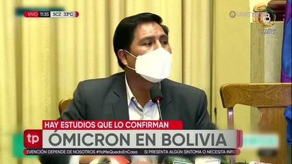 Auza: Presencia de Ómicron en Bolivia es "inexorable", pero se debe esperar confirmación oficial