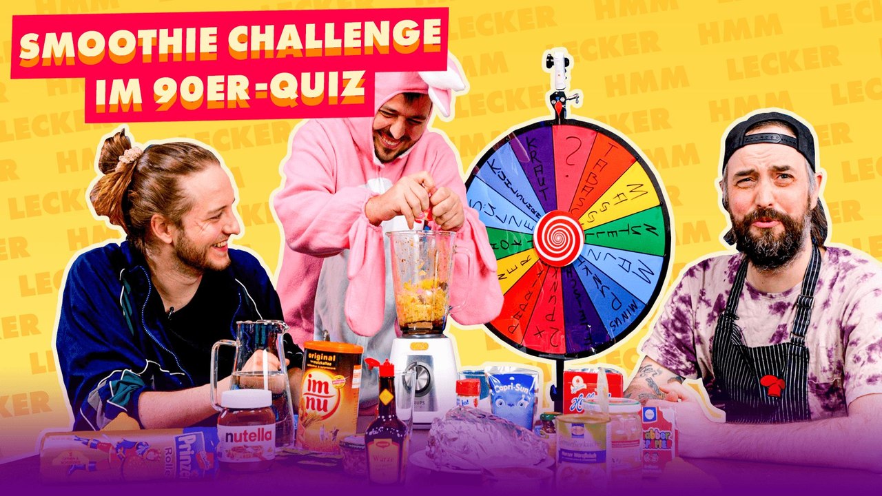 Die ultimative Smoothie Challange! Wer kennt sich besser mit den 90ern aus?