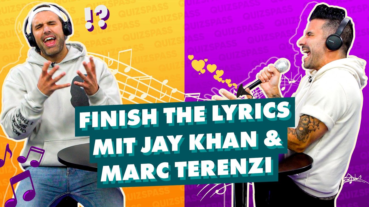 Jay khan und marc terenzi in der "finish the lyrics"-challenge!