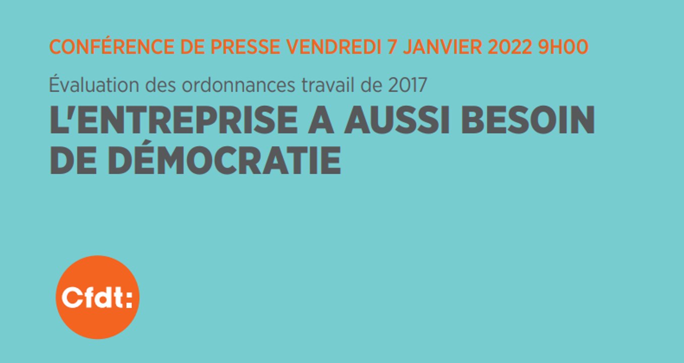 Conférence de presse : évaluation des ordonnances 2017