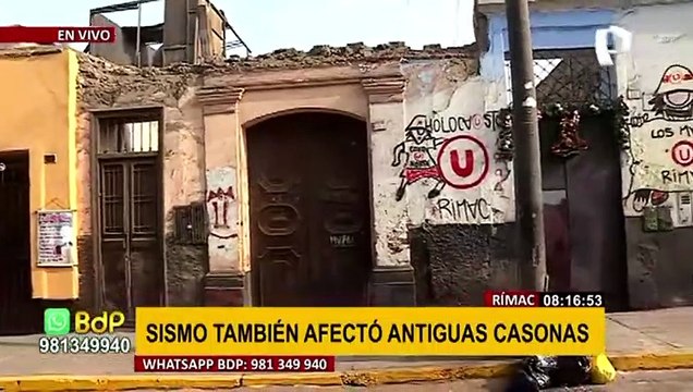 Sismo de 5.6 en Lima: ¿qué sucedió con las casonas antiguas y vulnerables del Rímac?
