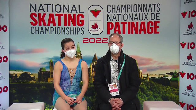 Femmes seniors - programme court - Championnats nationaux de patinage Canadian Tire 2022