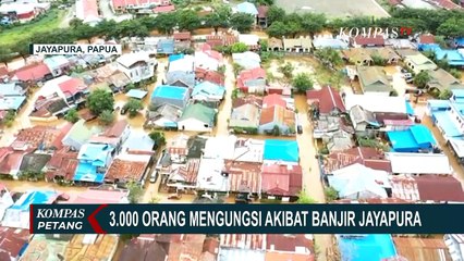 Download Video: Pantauan Udara Banjir Jayapura di Papua, Ratusan Rumah Warga Terendam