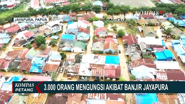 Pantauan Udara Banjir Jayapura di Papua, Ratusan Rumah Warga Terendam
