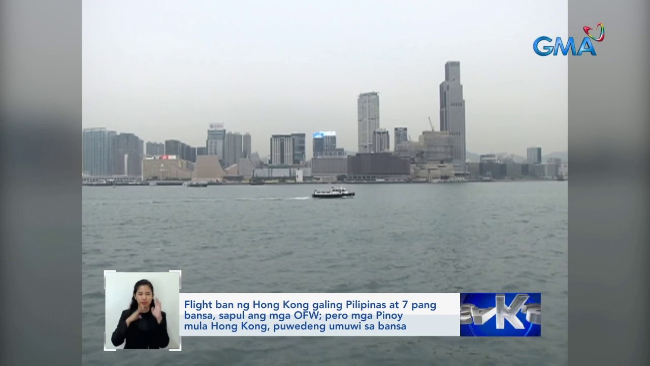 Flight ban ng Hong Kong galing Pilipinas at 7 pang bansa, sapul ang mga OFW... | Saksi