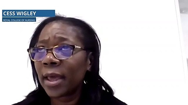 Cess Wigley from the Royal College of Nursing says staff shortages are causing real problems across the NHS