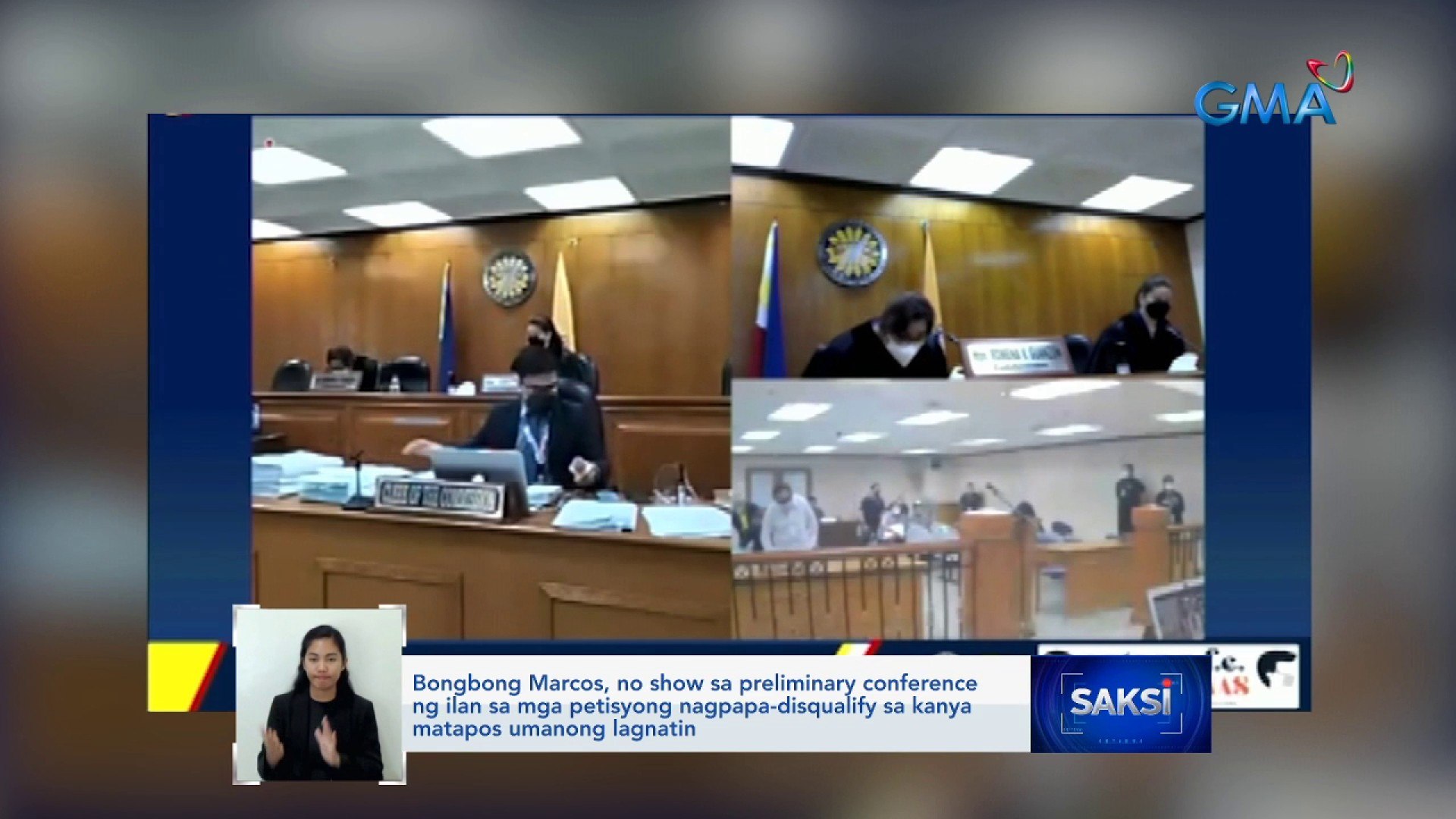 Bongbong Marcos, no show sa preliminary conference ng ilan sa mga petisyong... | Saksi