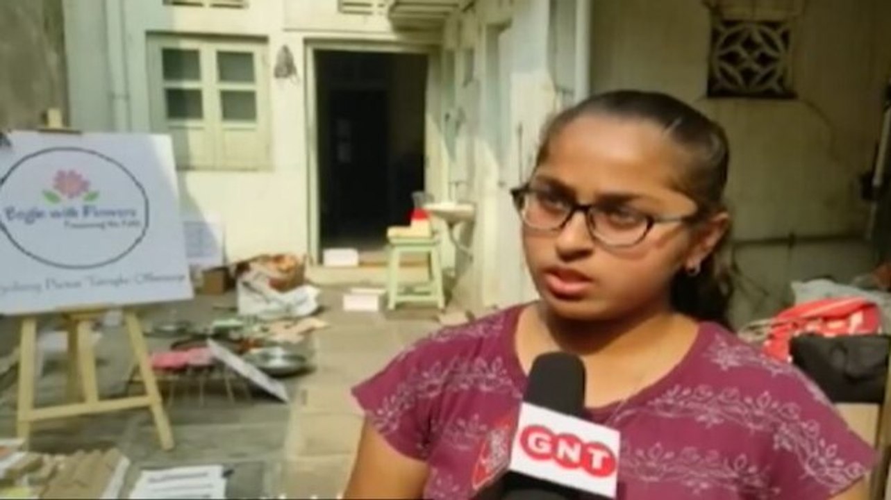 Good news: Meet the 22-year-old student who makes scented items from floral waste