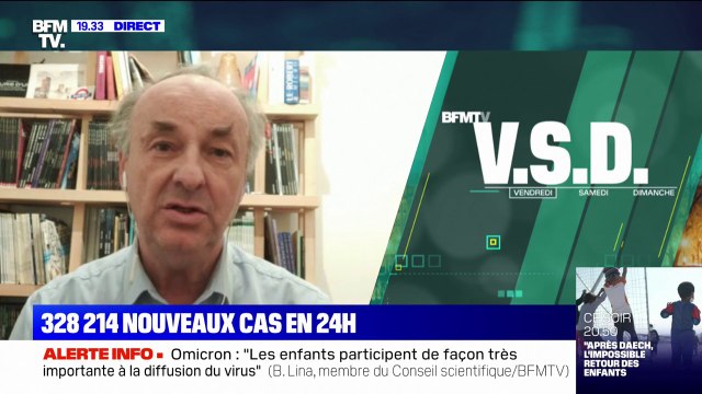 Variant Omicron: Intrinsèquement, ce virus est moins pathogène que les virus précèdent assure le professeur Bruno Lina