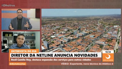 Diretor da Netline sinaliza expansão de internet e TV a cabo para 2022 no Sertão da Paraíba