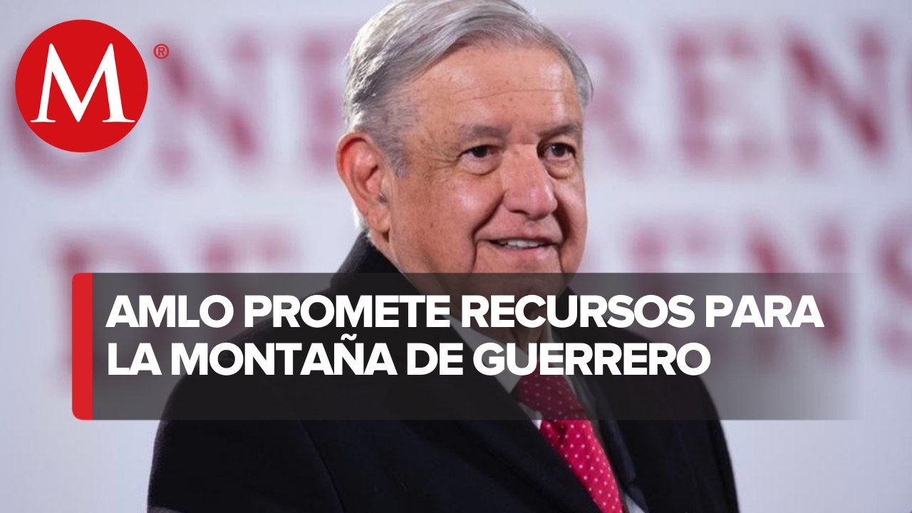 AMLO anuncia mil mdp anuales para caminos en las montañas de Guerrero