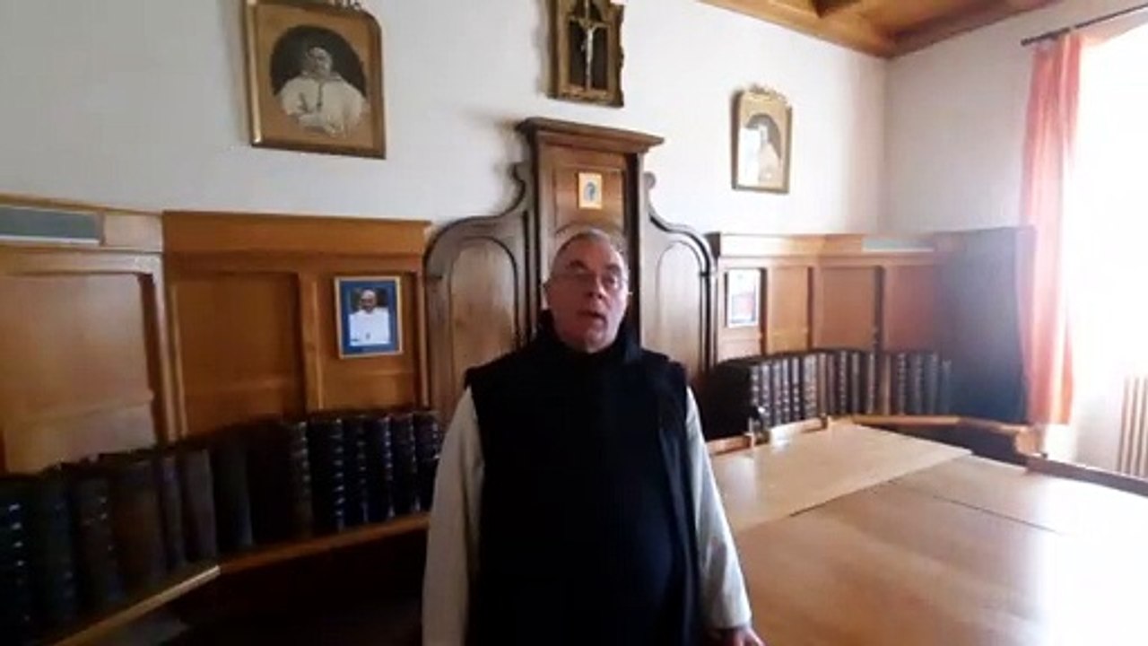 Le père Hugues, abbé de Notre Dame des Neiges, Ardèche