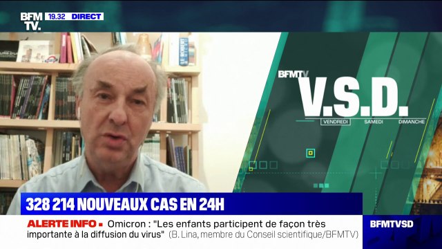 La Corse et la région PACA sont les régions de France où la présence d'Omicron est la plus faible en termes d'infection , selon le Pr Bruno Lina