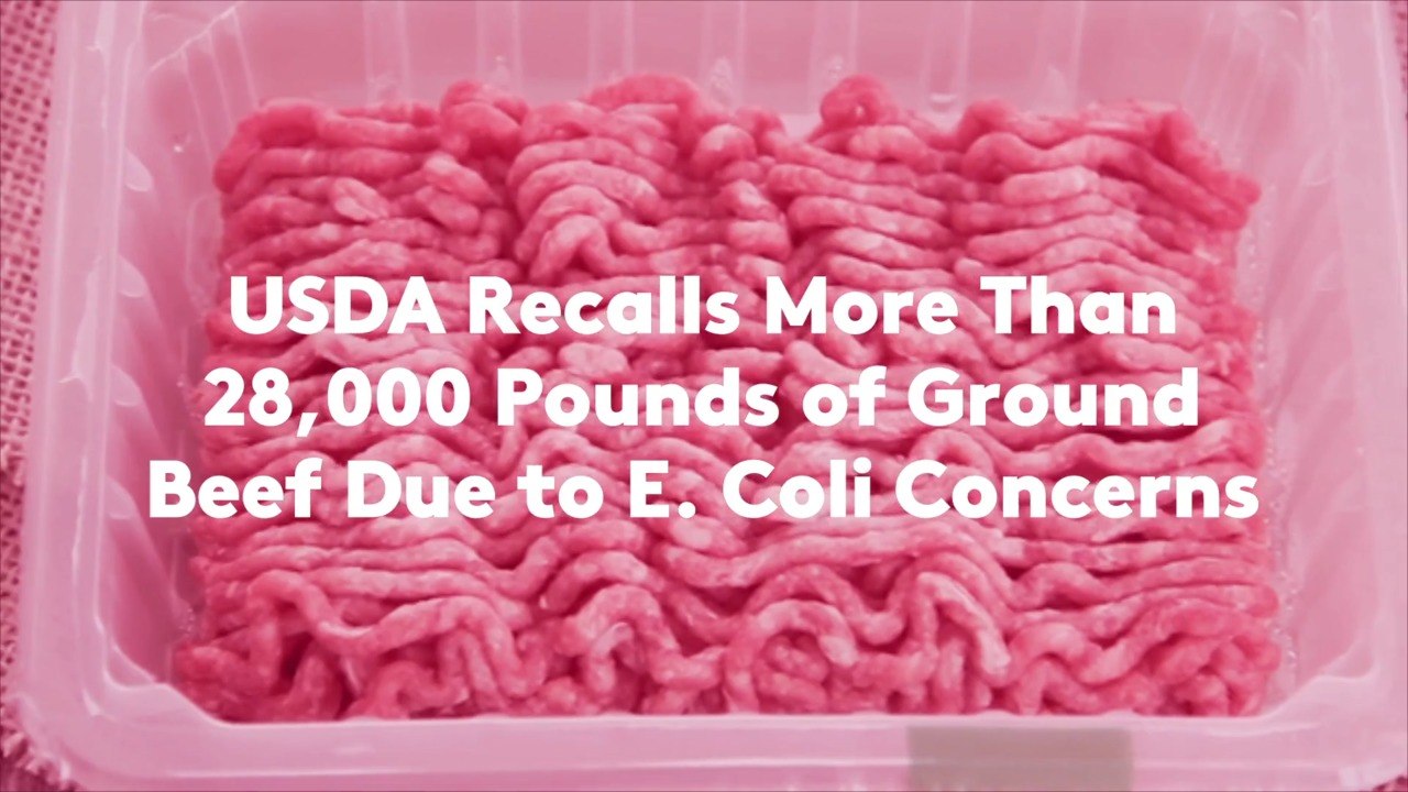 USDA Recalls More Than 28,000 Pounds of Ground Beef Due to E. Coli Concerns