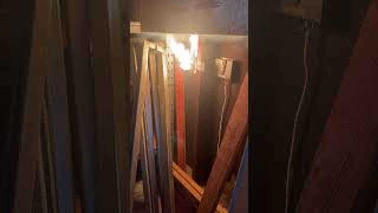 Electrical Outlet Bursts Into Flames