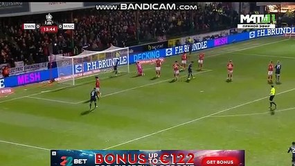 Silva   GOAL  HD   Swindon   0-1   Manchester City   07-01-2022