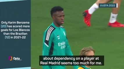 Ancelotti questions talk of Real's Vinicius overdependence