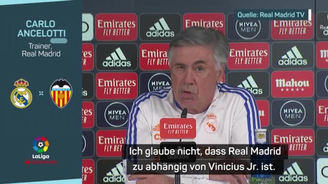 Ancelotti: “Sind nicht zu abhängig von Vinicius”