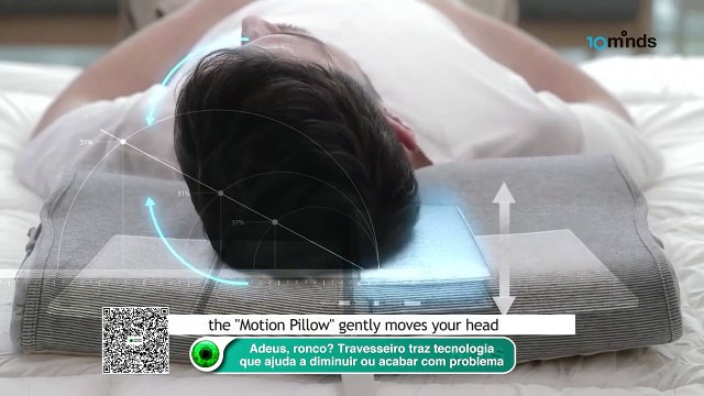 Adeus, ronco? Travesseiro traz tecnologia que ajuda a diminuir ou acabar com problema