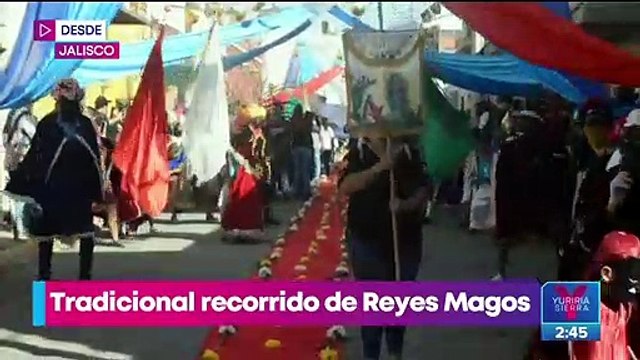 Realizan tradicional recorrido de Reyes Magos en Jalisco