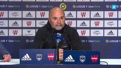 Bordeaux - OM (0-1) : La réaction de Jorge Sampaoli
