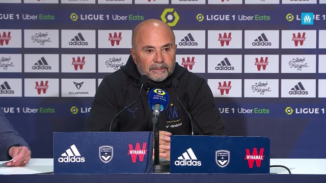 Bordeaux - OM (0-1) : La réaction de Jorge Sampaoli