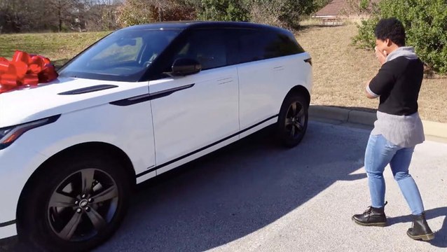 Husband Surprises Wife With Dream Range Rover